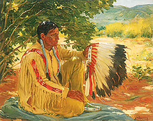 Hunting Son with Bonnet